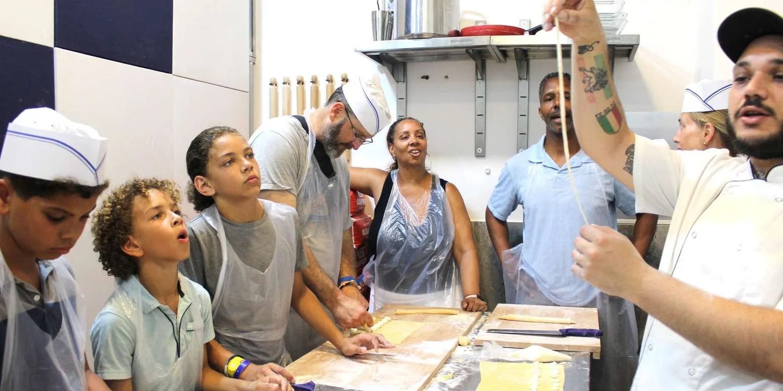 Naples: Pasta Making Class with Starter and Drink
